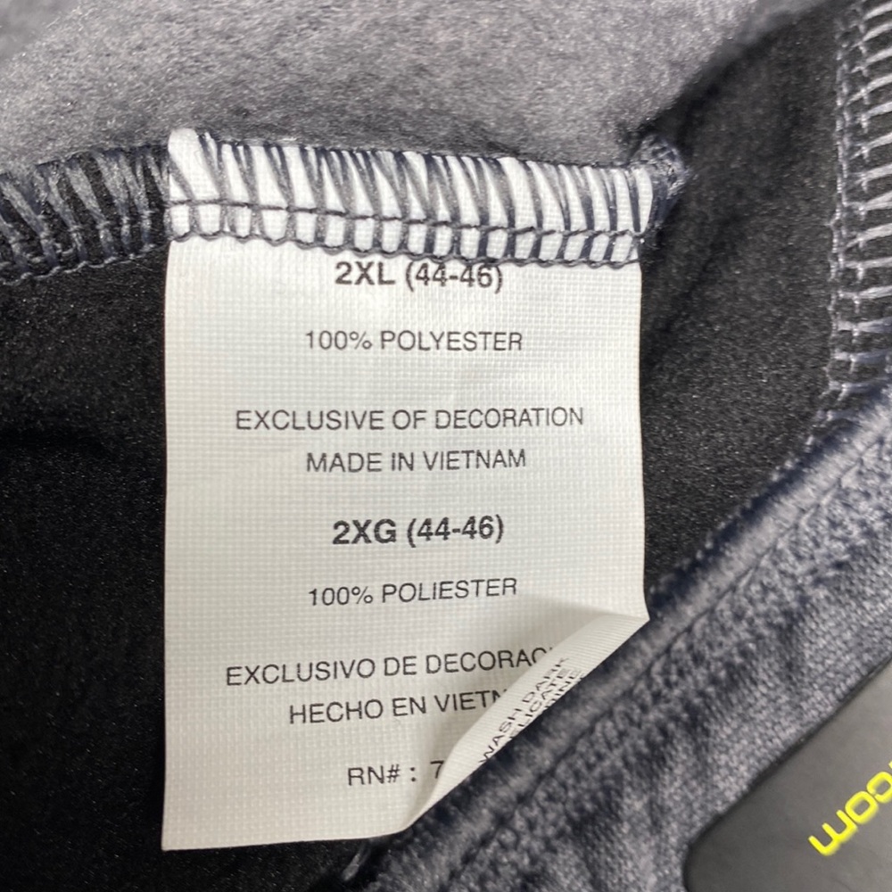Alive Athletic Grey Fleece lined Sweatpants Jogger 2XL NWT - Picture 15 of 15